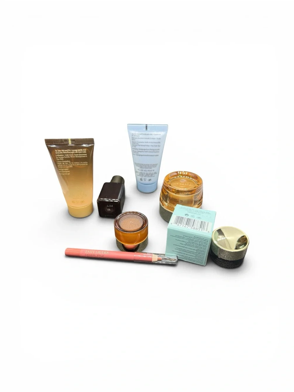 🩷Estée Lauder🩷9-PC Floral Cosmetic Pouch with Skincare & Makeup Set/NWT